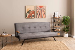 Atelier Del Sofa Zven - Sofá-Cama de 3 Plazas Gris